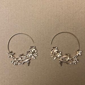 Gold Spiral Earrings